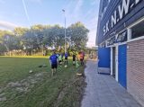 Derde training S.K.N.W.K. JO19-1 en JO17-1 seizoen 2022-2023 (4/29)